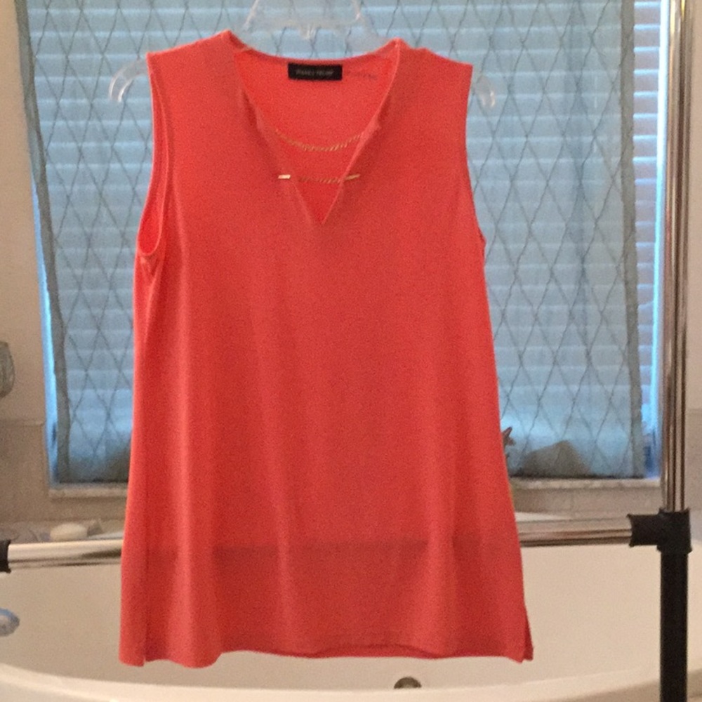 Ivanka Trump/ Coral blouse/ size Small petite/ EUC